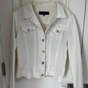 White women's jean jacket